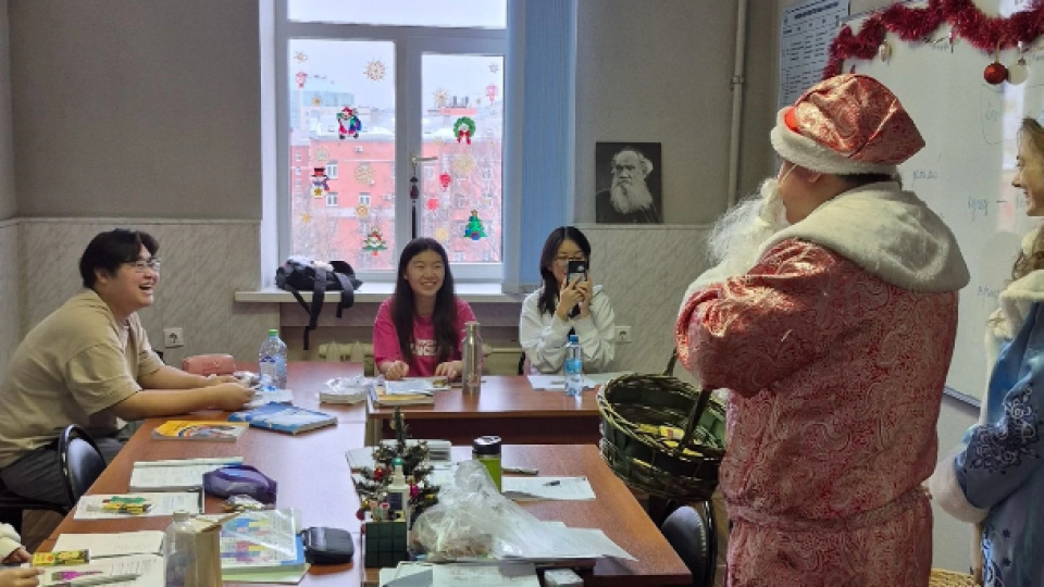 Предновогодние дни в Институте Русского Языка и Культуры